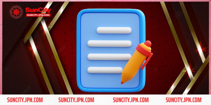 Điều khoản dịch vụ Suncity quy định về tài khoản